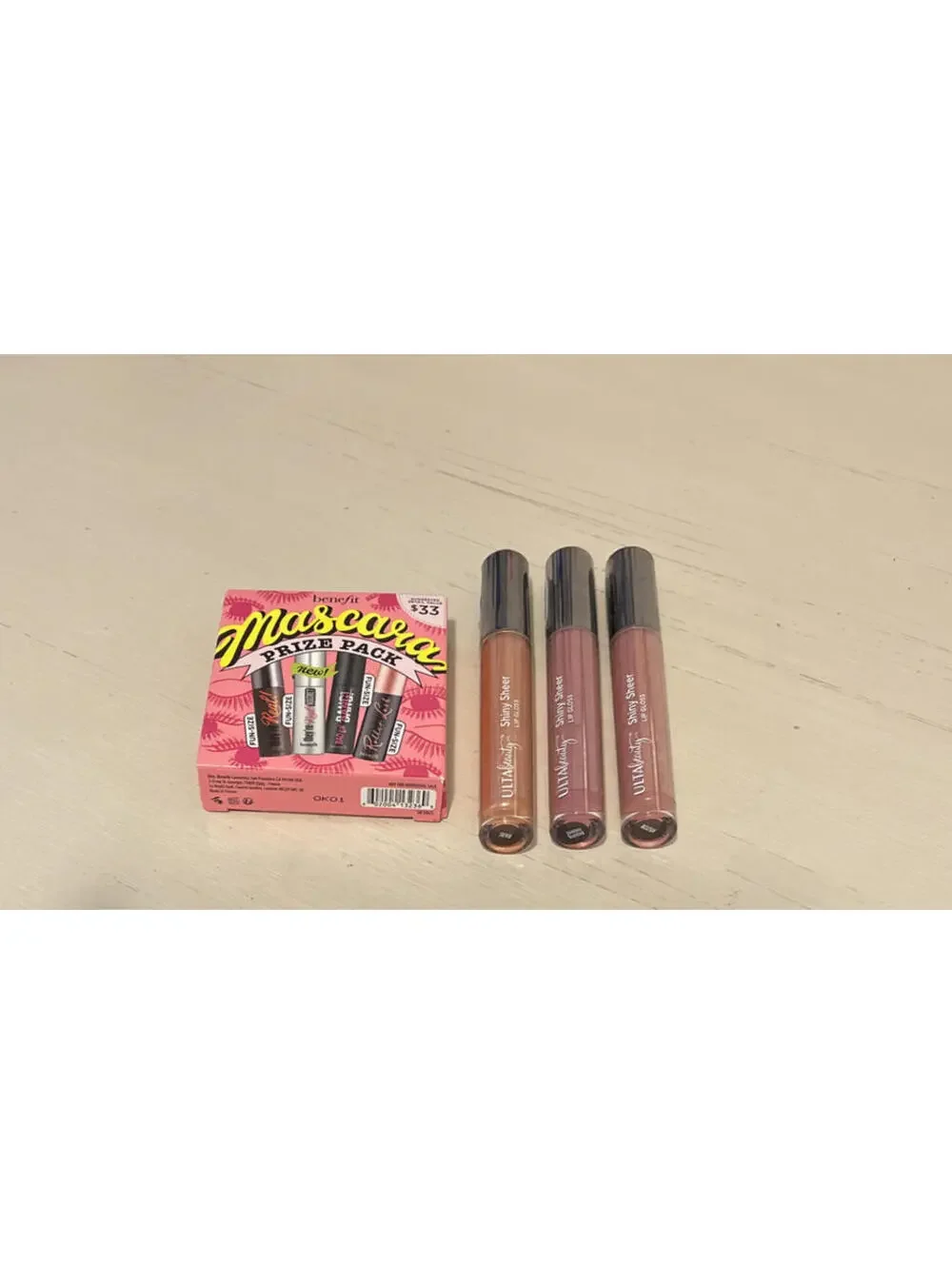 Benefit Womens Mascara Prize Pack 4 Mascaras and 3 Full Size Ulta Glosses!! A827